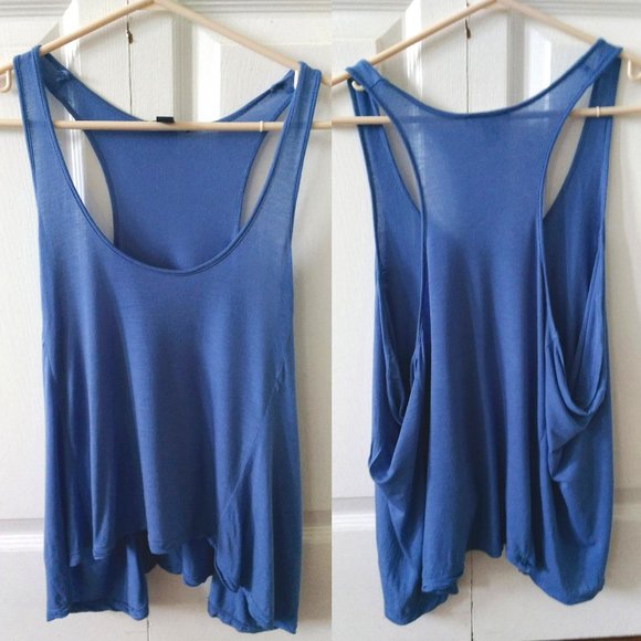 Blue Ultra Baggy Tank Top - Picture 1 of 2